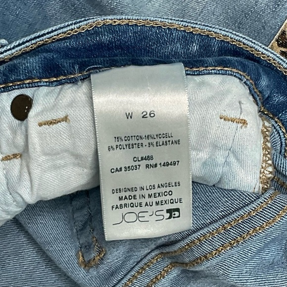 Joe's “ Skinny Denim Leopard Stripe 👖 - Picture 8 of 9